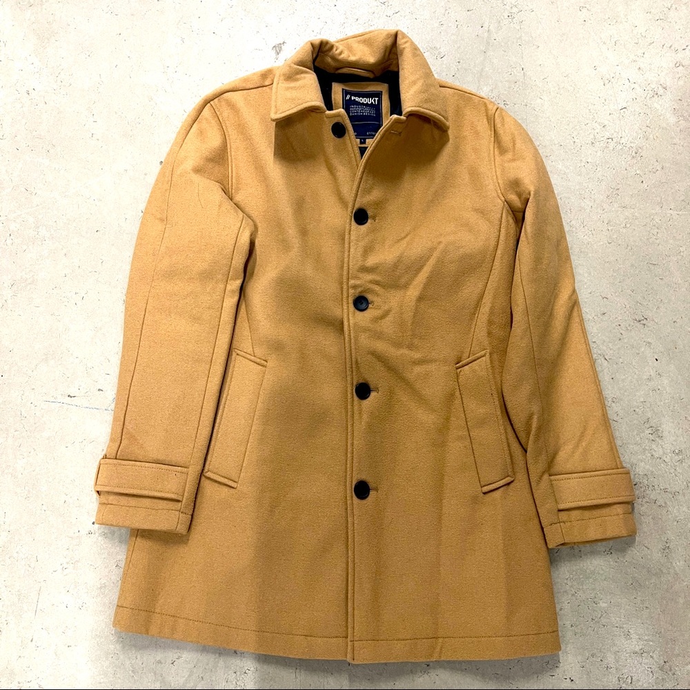 Produkt brand Long Wool Warm Beige Trench Coat Like New